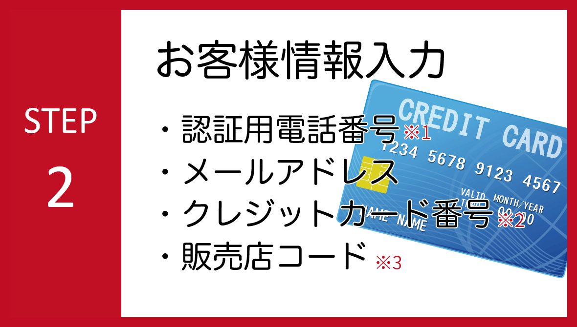 STEP02:お客様情報入力